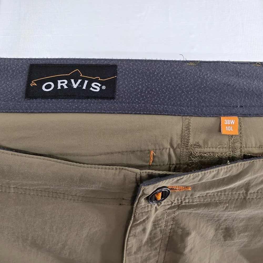 Gorp Orvis Rawlins Cargo Shorts Men’s 38W 10” Inseam Nylon Outdoor Hiking...